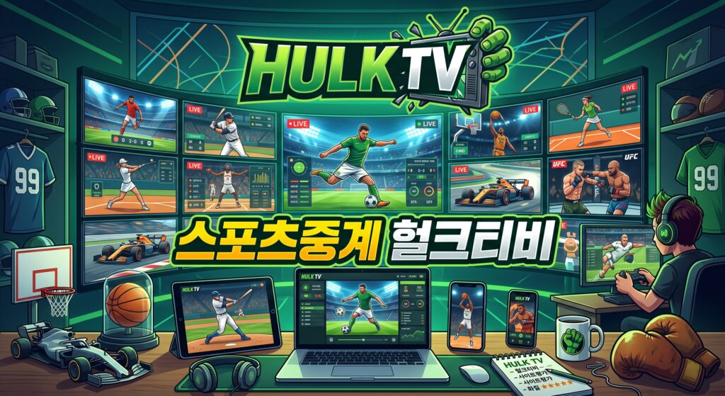 헐크티비 주소 안내 및 스포츠중계 가이드 이미지